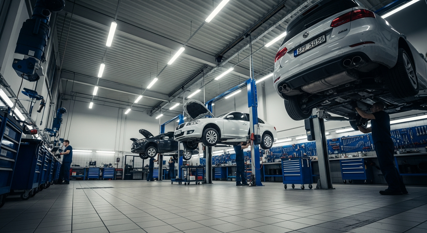 Werkplaats van Jerome's APK en autoservice in Den Haag